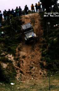 going down 4x4 action from Porirua